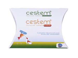 Cestem Small/Medium Dog Wormer Flavoured Tablet