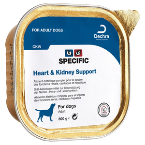 SPECIFIC CKW Heart & Kidney Support Wet Dog Food - Pack Size : 6 x 300g Trays