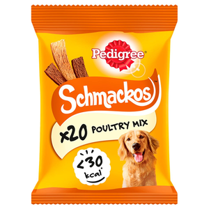 Pedigree Schmackos Dog Treats with Poultry (20 Pack)