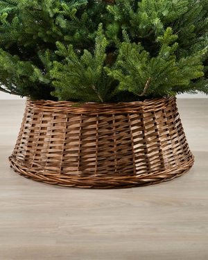 Wicker Tree Collar, Brown, 70 cm