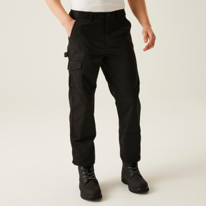 Regatta Professional Mens Pro Cargo Work Trousers - 44 R / Black