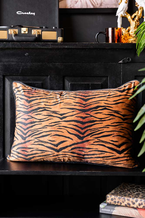 Tiger Print Cushion Cover