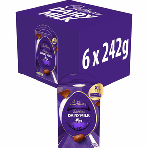 Cadbury Dairy Milk Easter Egg 242g XL (Box of 6)