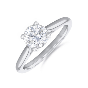 2.00ct Ophelia Lab-Grown Round Brilliant Cut Diamond Solitaire Engagement Ring | Platinum