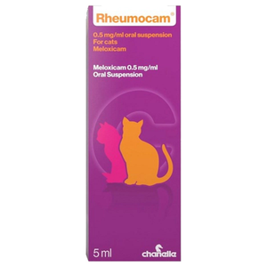 Rheumocam 0.5mg/ml Oral Suspension for Cats - Bottle Size : 5ml