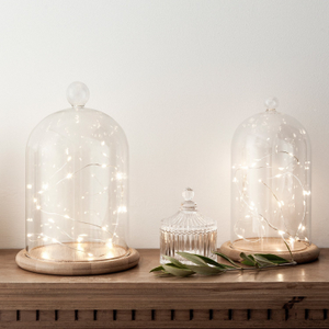 Set of 2 20 Warm White LED Micro Battery Fairy Lights