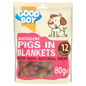 Good Boy Succulent Pigs in Blankets Dog Treats - Pack Size : 320g