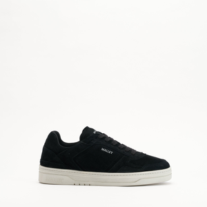 MALLET Barnsley Men's Black Suede Trainers