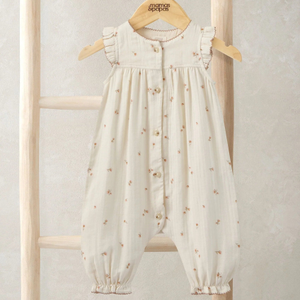 Mamas & Papas Frill Shoulder Romper