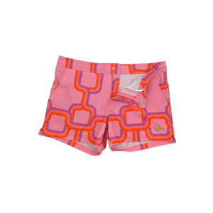 Julia Clancey Sunset Rooftop Board Short - Pink Link (XL)