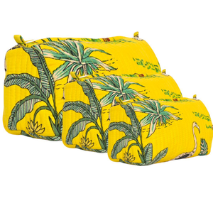 The Jungle Three Piece Travel Set - Yellow (one size)