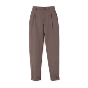 Yumi Brown Cotton Canvas Chino Trousers (M)