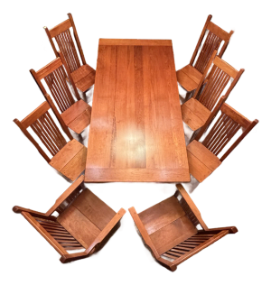Rh Dining Table, 8-Chair Set