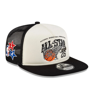NBA All Star Game NBA X Alpha White 9FIFTY A-Frame Trucker Adjustable Cap
