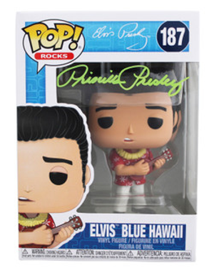 Priscilla Presley Signed Elvis #187 Funko Pop Vinyl Figure JSA #WA858027
