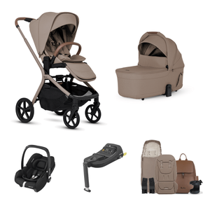 Silver Cross Breez (Cabriofix i-Size) Travel System - Champagne