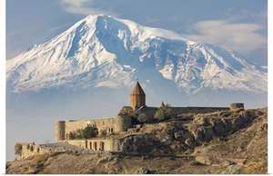 Khor Virap Monastery And Mount Ararat, Lusarat, Ararat Province, Armenia