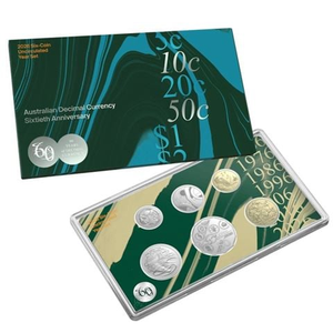 Ra Mint - 2026 Decimal Currency 60th Anniversary Uncirculated Six-Coin Year Set