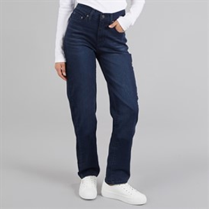 Levi's Womens 724 High Rise Straight Leg Jeans Burnt Bridge