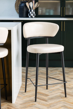 The Blake Bar Stool In Champagne Neutral