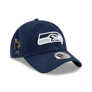 Seattle Seahawks NFL X Bad Bunny Navy Casual Classic Adjustable Cap