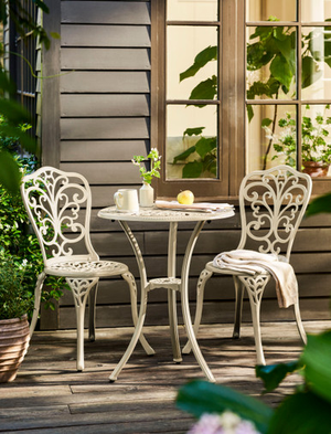 Watemoor Bistro Set - Aluminium, Clay