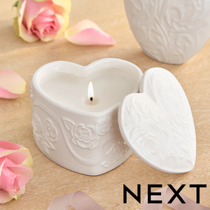 NEXT Vintage Heart Shape Candle