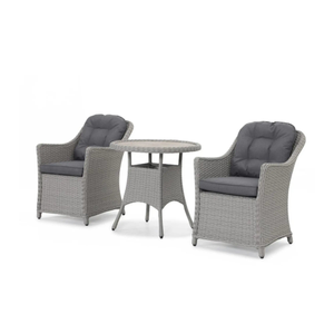 Kettler Foxley 2 Seat Wicker Bistro Set with 70cm Round Table
