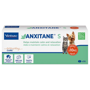 Anxitane Chewable Tablets (Box of 30) - Pack Size : Cats and Small Dogs (S)
