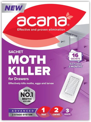 Acana Moth Killer and Clothes Sachets (pack of 16)