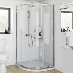 Clarity 900 x 900mm Quadrant Shower Enclosure without Tray