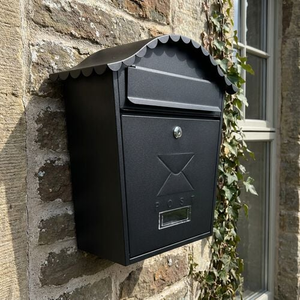 Postplus Traditional Post Box Matt Black