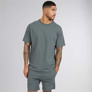 THREADBARE Mens Wavery Pyjama Set Petrol