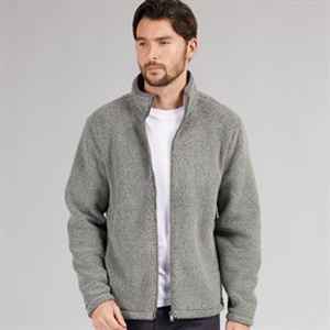 Saltwell Mens Rock Fleece Zip Sweatshirt Grey