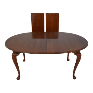 Stickley Solid Cherry Oval Dining Room Table