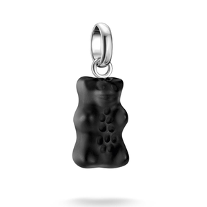 Connect Silver Black Official HARIBO Charm Pendant