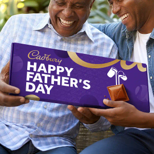 Cadbury Dairy Milk "Happy Father's Day" XL Chocolate Bar 850g