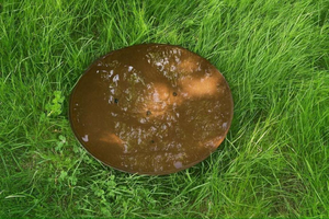 Corten Steel Fire-Pit/Water Bowl - 600 Dia. x 120 (H)mm