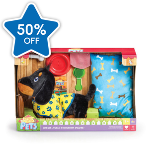 Pitter Patter Pets Wiggle Jiggle Dachshund Deluxe Electronic Pet