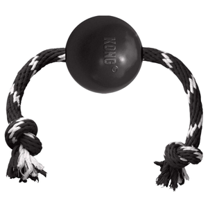 KONG Extreme Ball with Rope Large Dog Toy