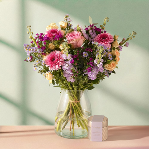 The Appreciation Bouquet & Hotel Chocolat Pink Champagne Truffles Gift Set