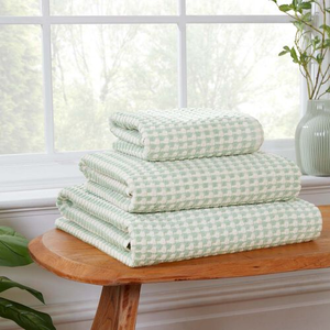 500GSM TURKISH YARN DYED WEAVE SAGE Bath Towel