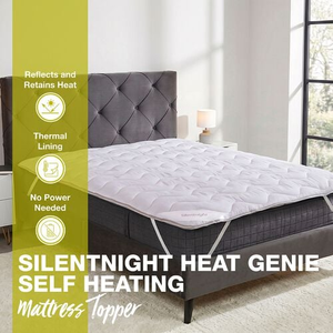 SILENTNIGHT HEAT GENIE SELF HEATING SINGLE Mattress Topper 