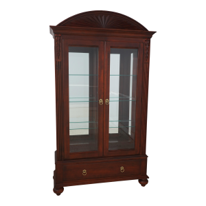 Ethan Allen Old World Treasures 2 Door China Display Cabinet