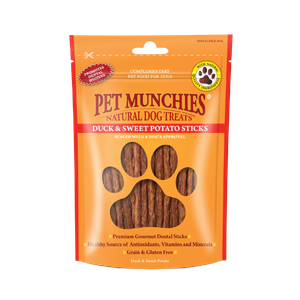 Pet Munchies Duck and Sweet Potato Sticks for Dogs