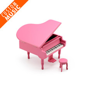 Pink Miniature Custom USB Sound Module Piano Music Box