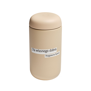 Fellow - kubek termiczny Carter Move Mug Artist Series Wycinki w termosie - Piaskowy 355 ml
