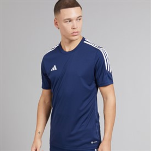 adidas Mens Tiro 23 Club T-Shirt Team Navy Blue 2/White