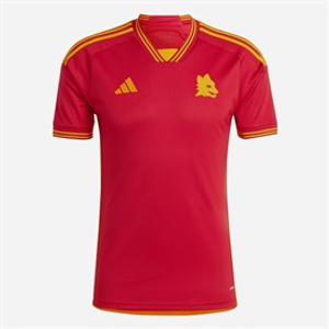 adidas Mens AS Roma 23/24 Home Jersey Team Victory Red