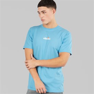 Ellesse Mens Ollio 2 Central Logo T-Shirt Blue